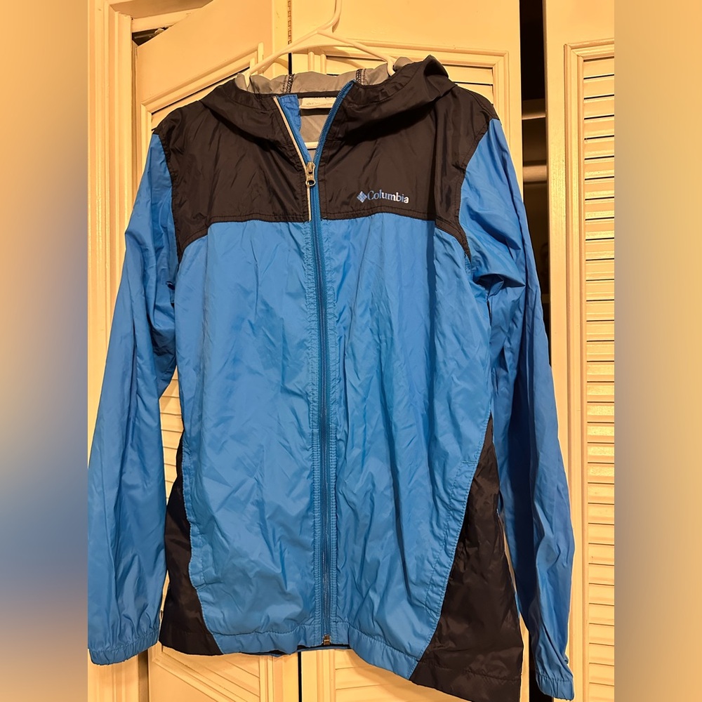 Columbia Gray and Blue Sportswear Jacket